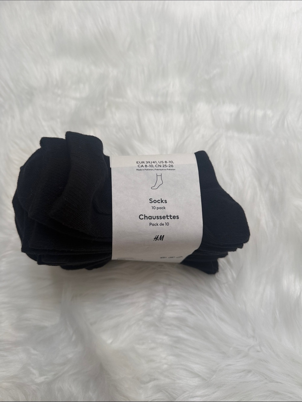 NWT H & M Black Socks